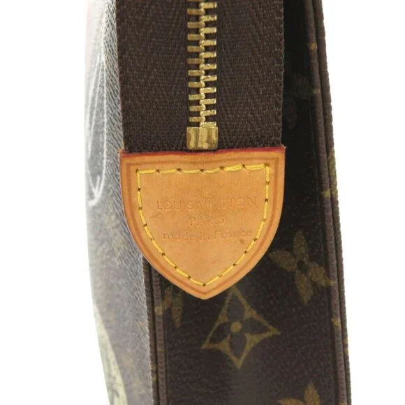 LOUIS VUITTON Brown Monogram Clutch Bag - Picture 7 of 11